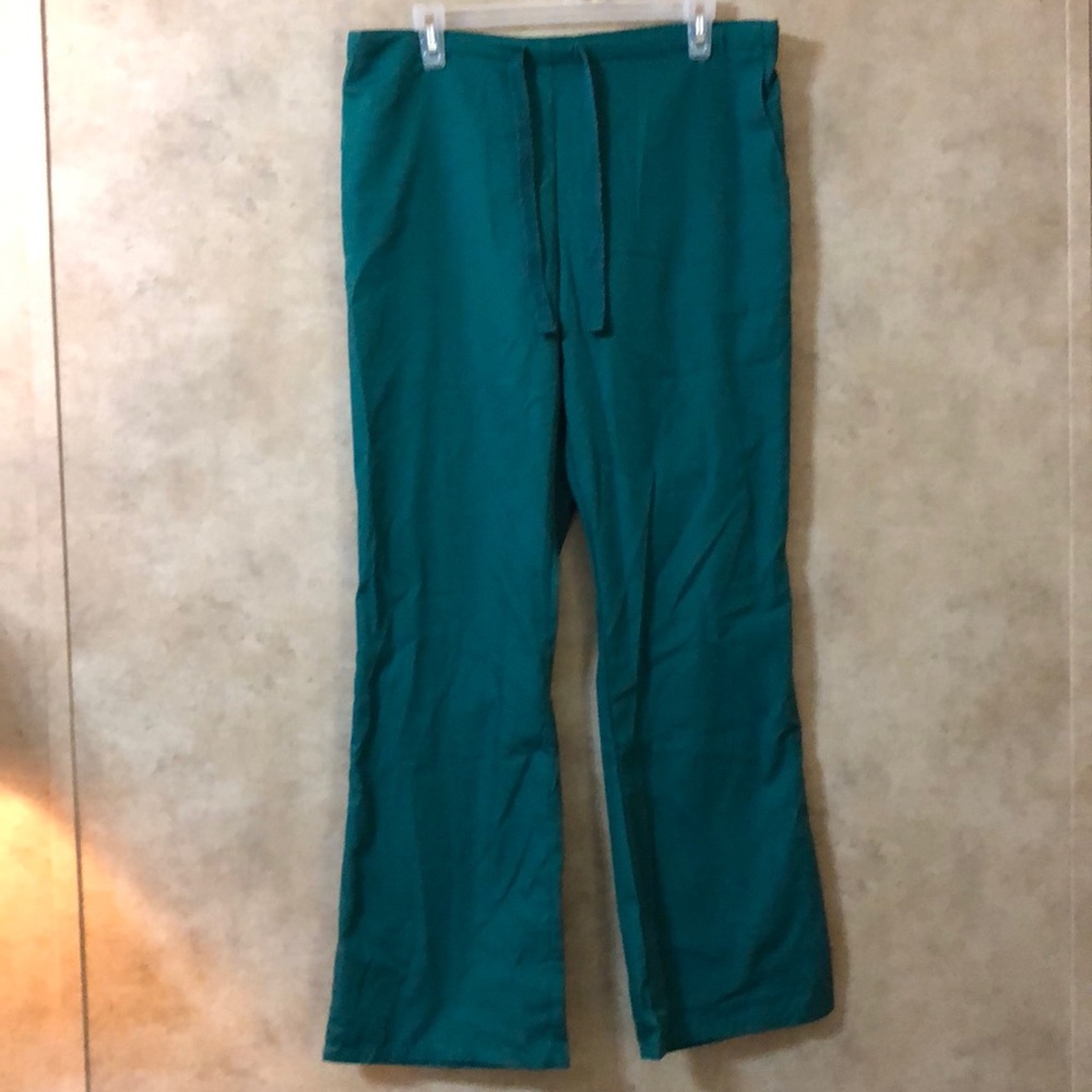 Dark green scrub pants